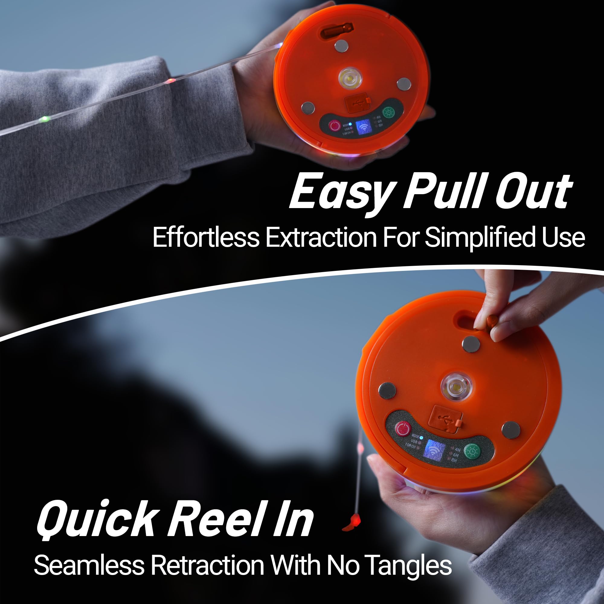 Himalaya IPX54 waterproof lights withstand rainy or dusty camp conditions