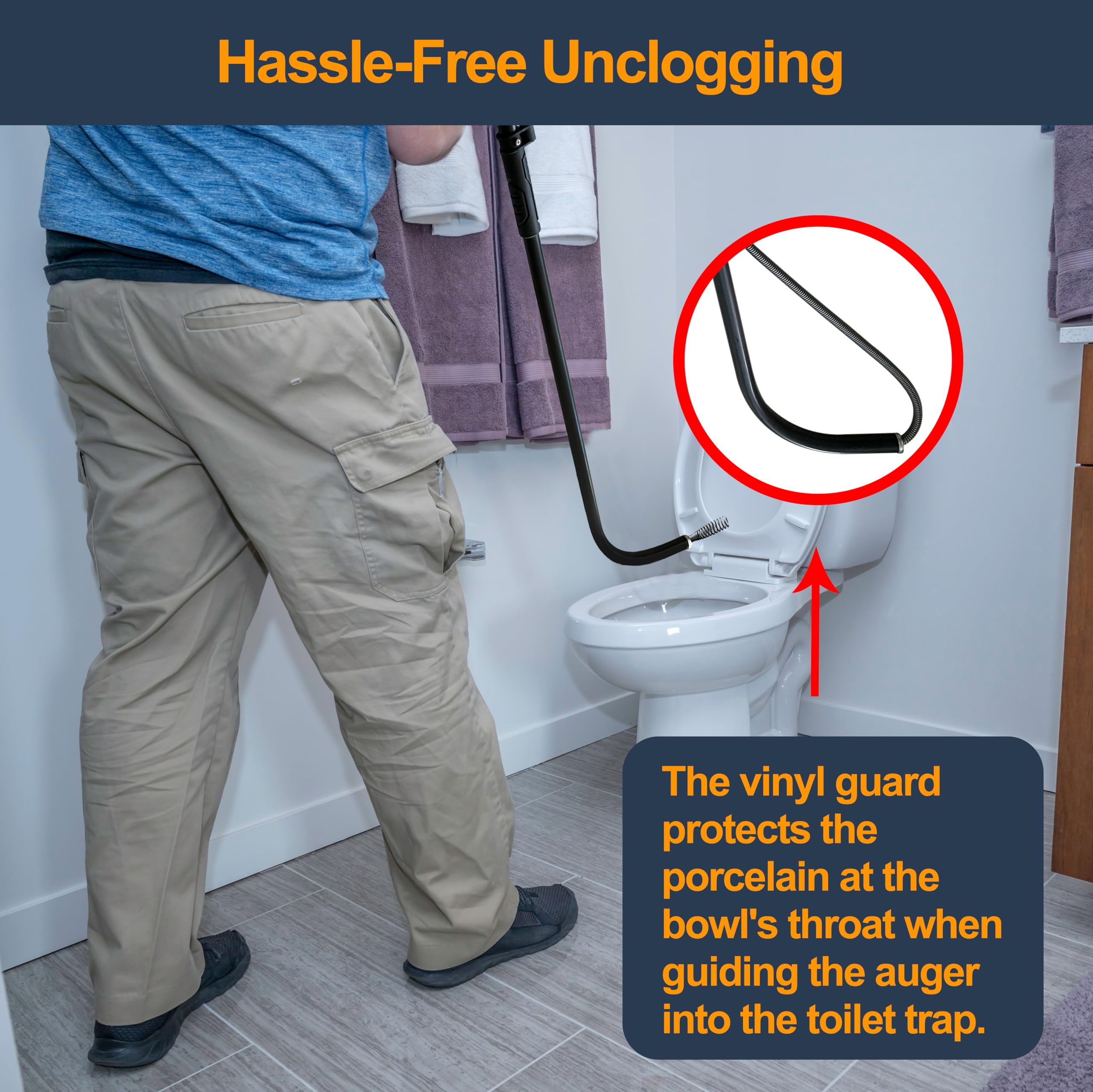 HimaPro 3 foot length reaches deep blockages efficiently