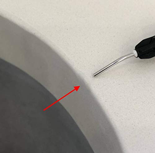 HIMG White Tones made in USA seal accompanies countertop restoration