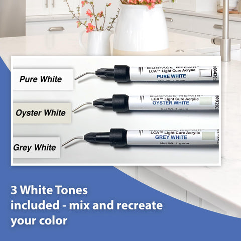HIMG repair tools included for easy application of the repair paste