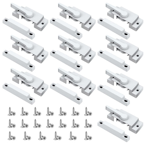 HIMOMO window sash locks pack 10 diecast for durable home security.