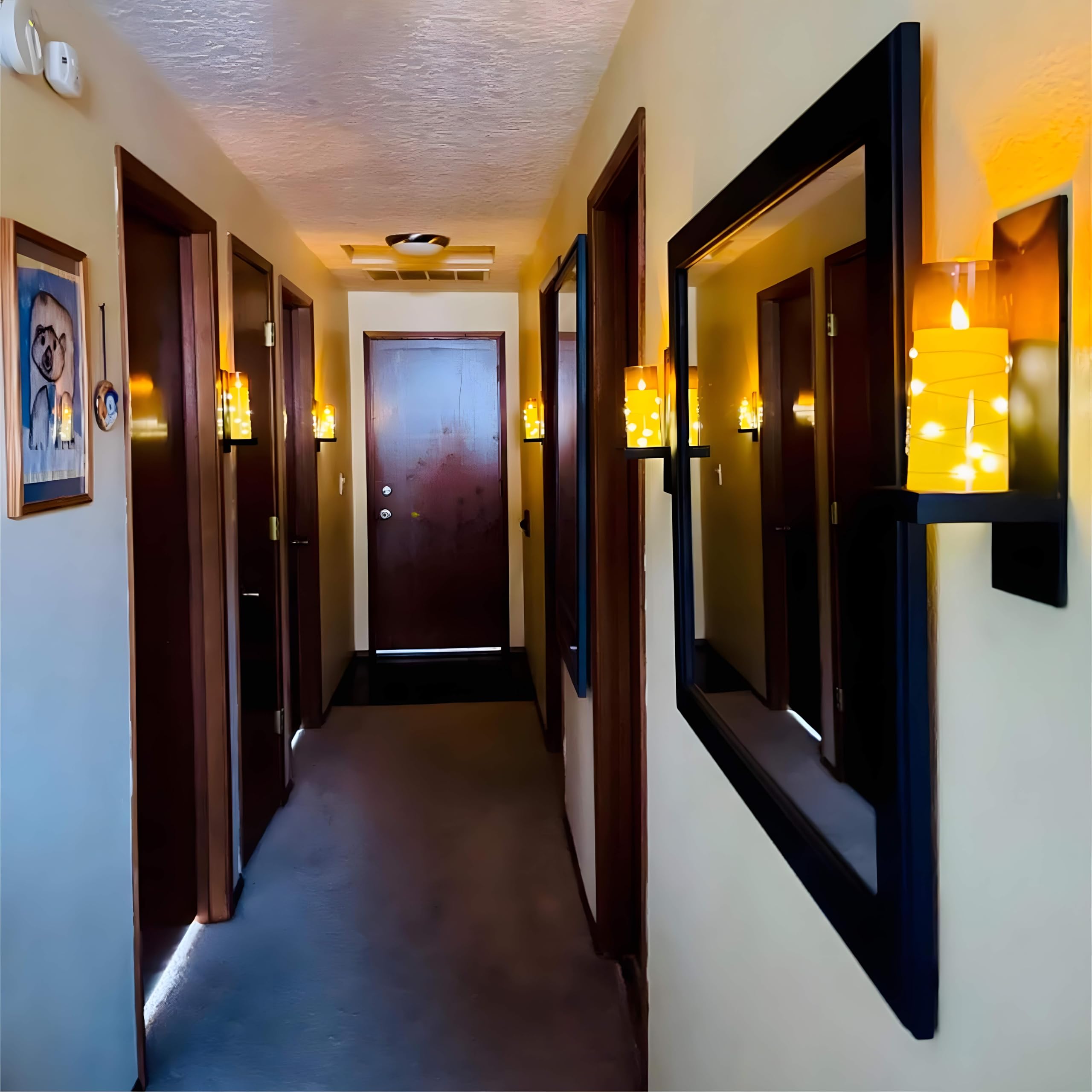 Hinabichan d3x-h6 pillar candles provide uniform height for balanced decor.