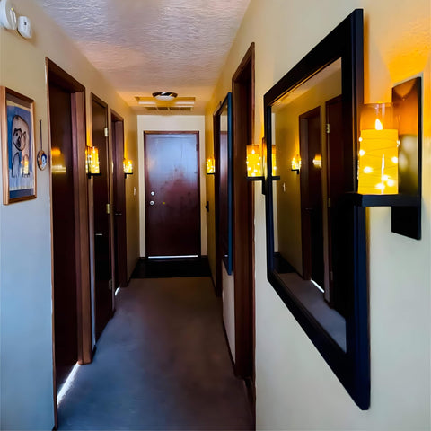 Hinabichan d3x-h6 pillar candles provide uniform height for balanced decor.