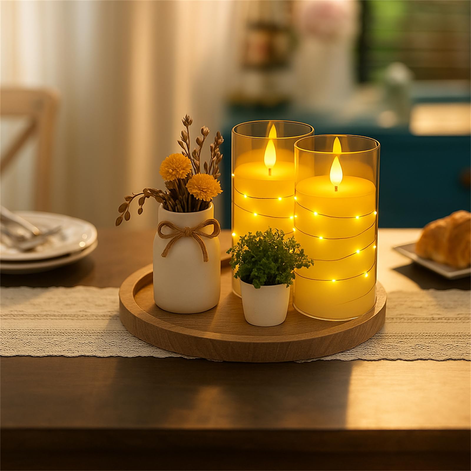 Hinabichan remote timer controls simplify mood setting across rooms.