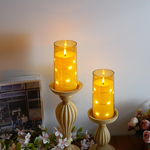 Hinabichan six-pack candles offer versatile placement options.