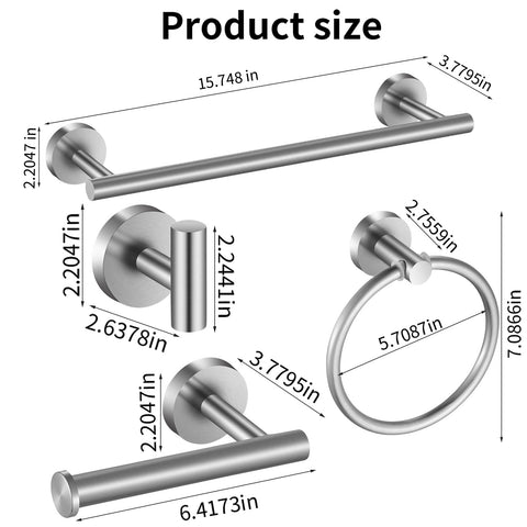 Hinmood toilet paper holder prevents slipping rolls for tidy spaces.