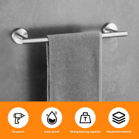 Hinmood brushed nickel toilet paper holder in contemporary bathroom