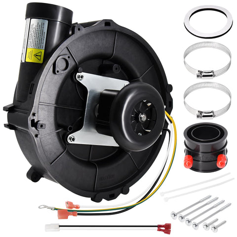Hiorucet 0171M00001S draft inducer motor front view for steady furnace airflow.