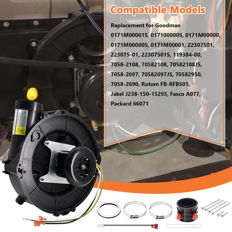 Hiorucet 0171M00001S motor label shows 120V and 3000 RPM specs.