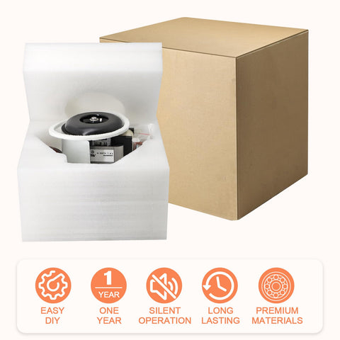 115V furnace inducer compatible with high-efficiency heat exchangers