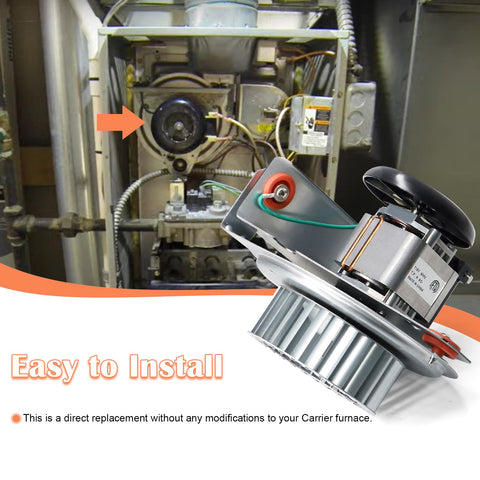 Hiorucet brand-new inducer motor package ready for installation.