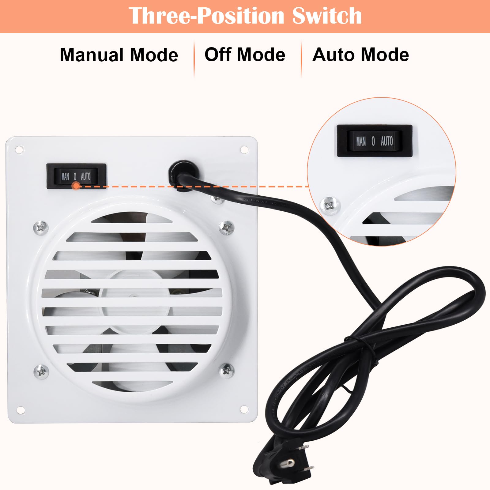 Hiorucet F299201 blower kit thermostat control supports steady room warmth