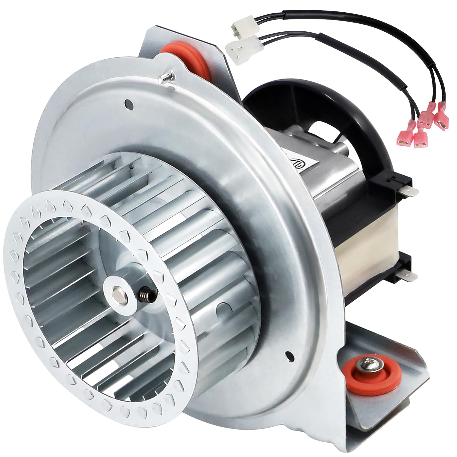 Hiorucet HC21ZE117 inducer motor assembly for Carrier Bryant furnaces, reliable replacement.
