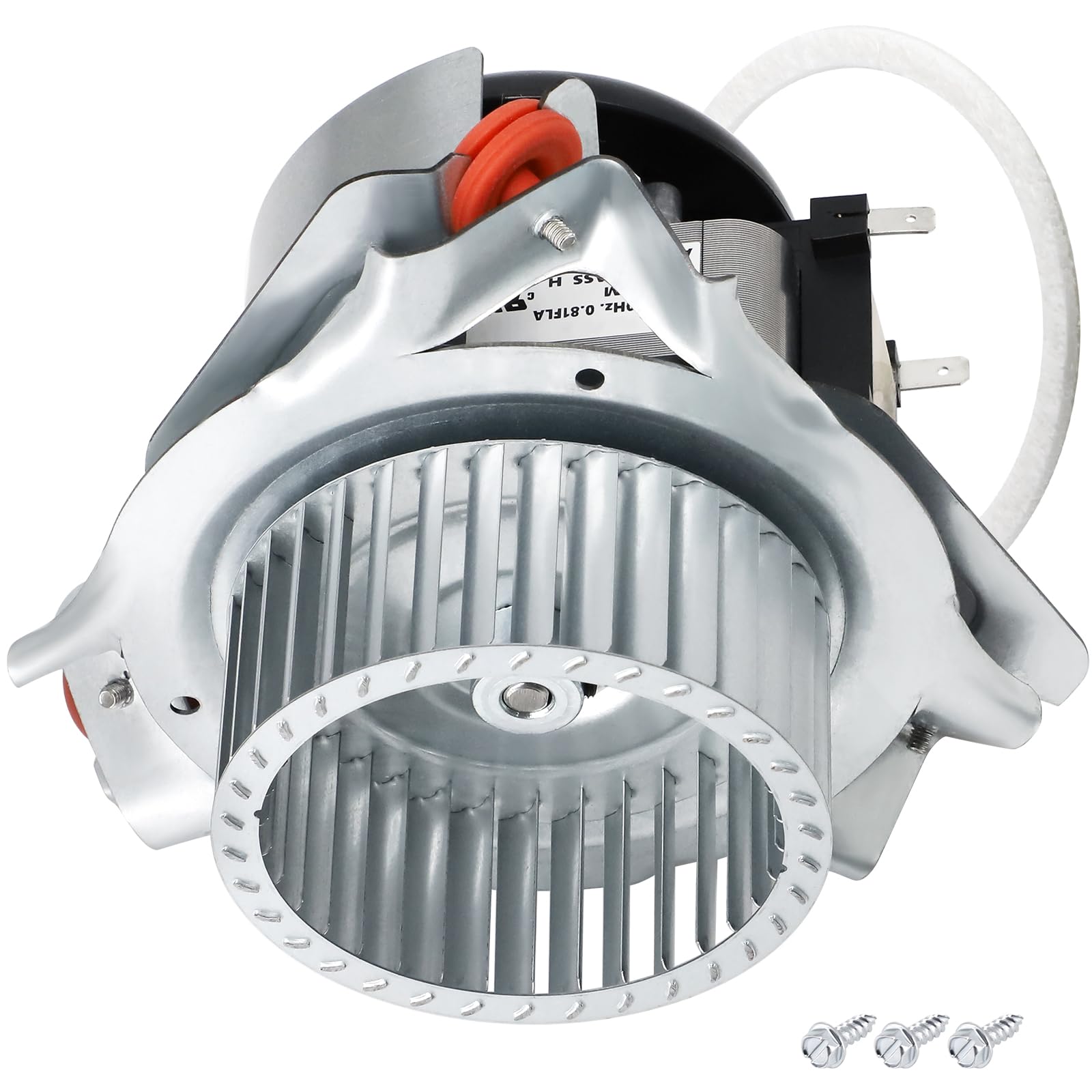 Hiorucet HC21ZE121A inducer motor with blower wheel for quiet furnace draft