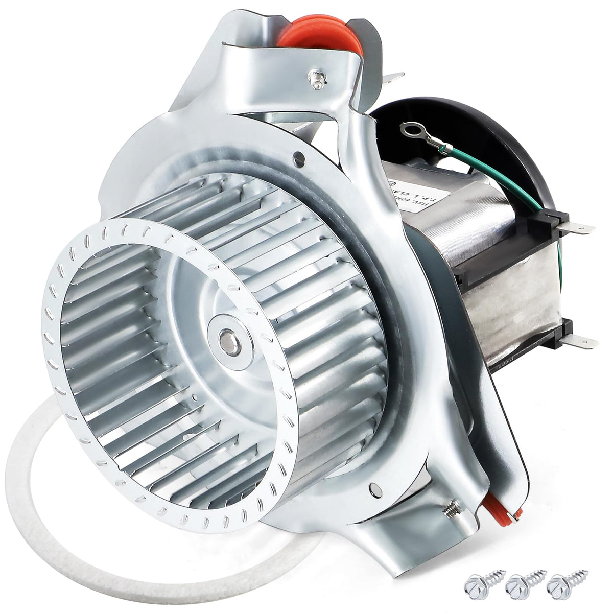 Hiorucet HC21ZE123A inducer motor with blower wheel for efficient furnace draft