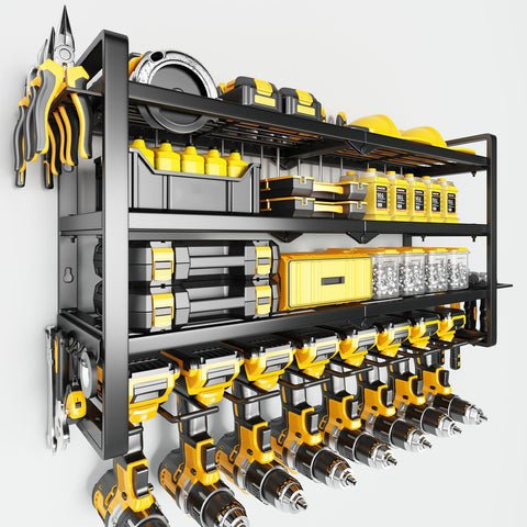 Hipidian power tool organizer wall mount with 400 lbs load capacity.