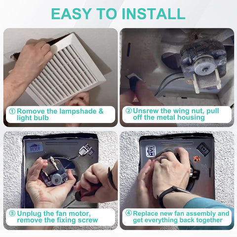Hipoilk S97012026 demonstrates quiet 2-sone performance in bathroom exhaust