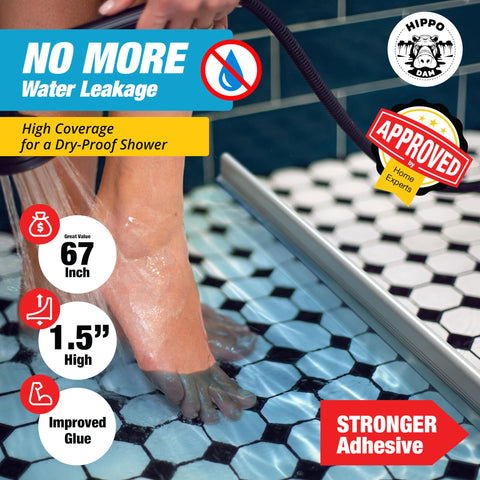 Hippo Dam self-adhesive band enables quick, tool-free installation