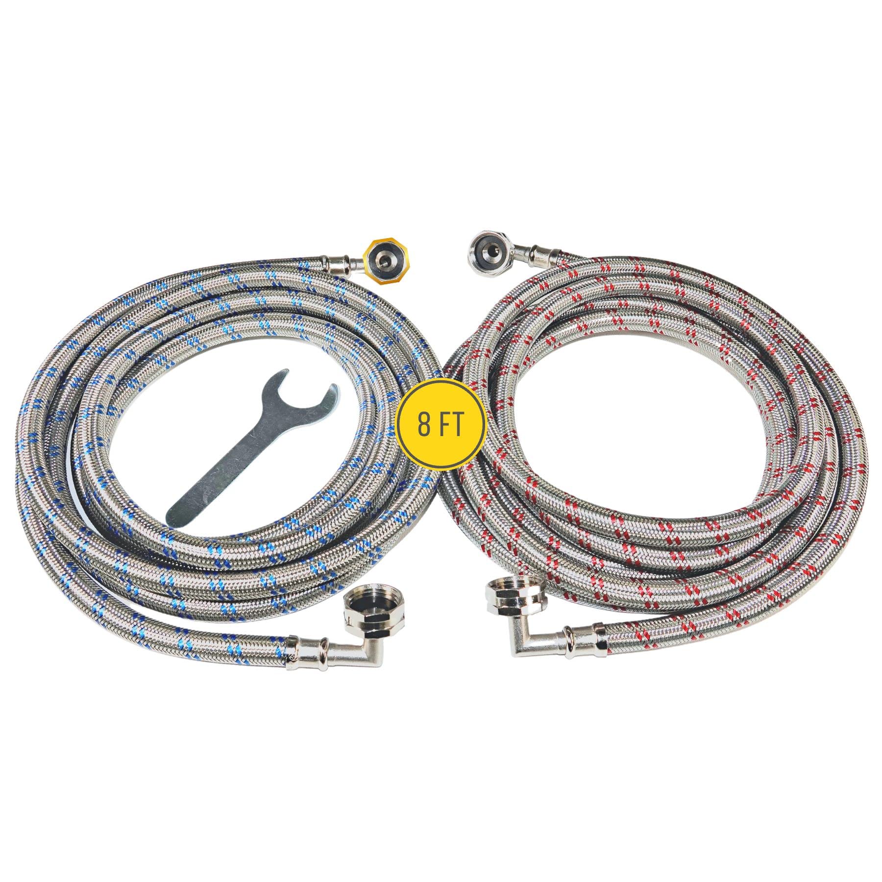 Hippohose octagon connection secures a leak-free seal.