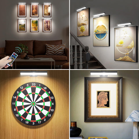 HIPTOKING remote-controlled display light with adjustable brightness and timer.