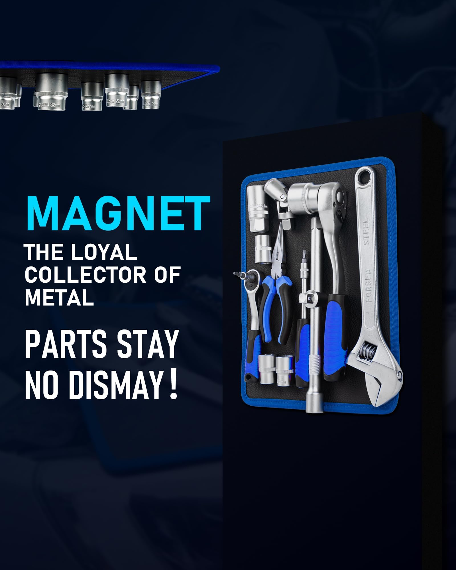 HIPULX magnetic pickup retrieving bolts from tight spaces during repair