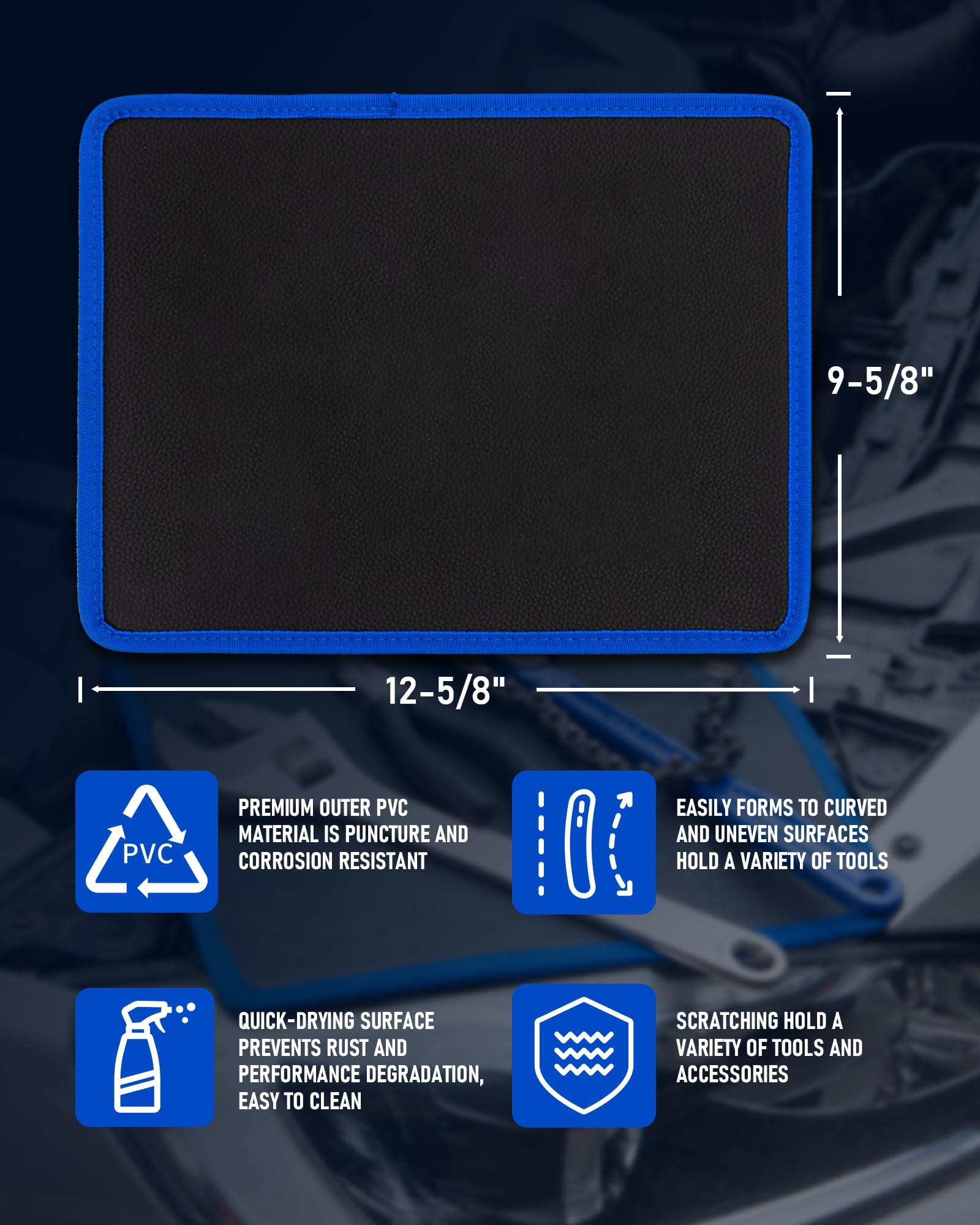 HIPULX telescoping magnetic pickup tool extended for reach into engine bays