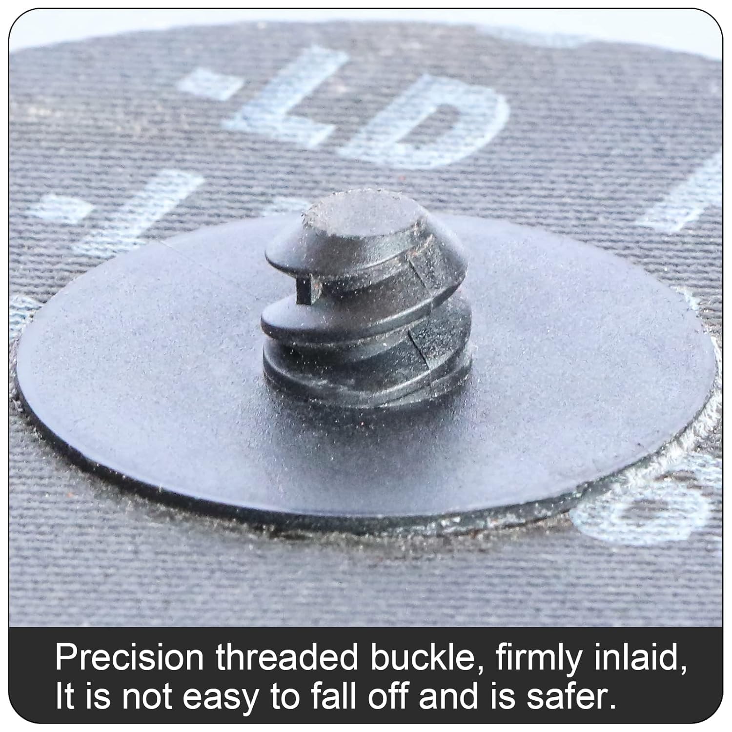 Hiqalty aluminum-oxide disc delivers durable abrasion on wood and metal.