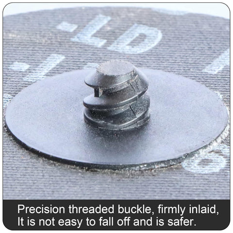 Hiqalty aluminum-oxide disc delivers durable abrasion on wood and metal.