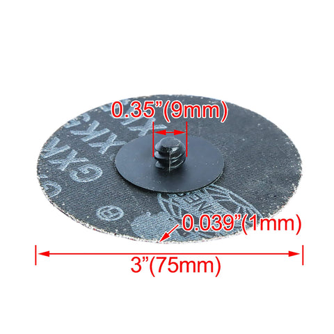 Hiqalty aluminum oxide sanding discs provide durability and anti-static performance.