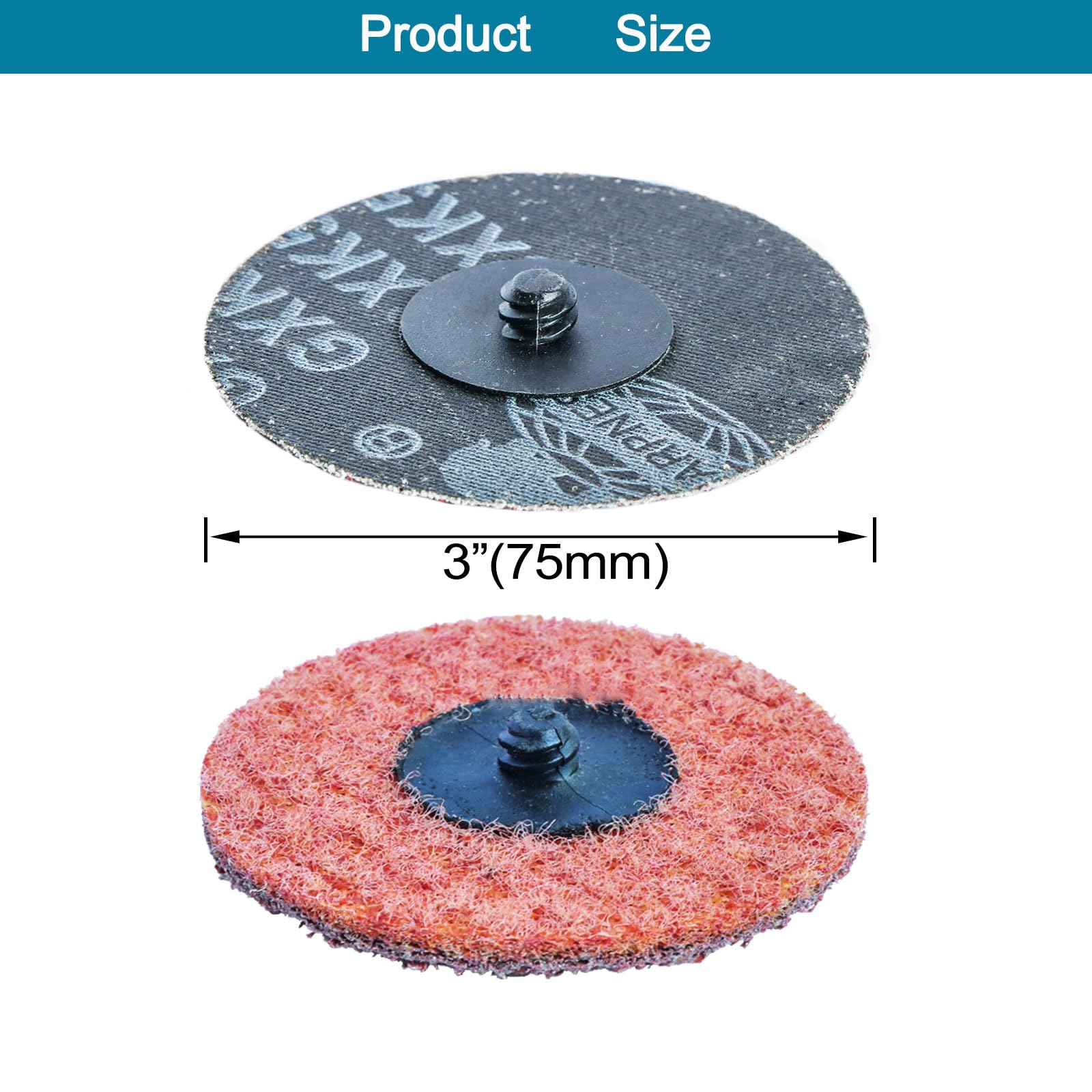 Hiqalty flap-disc and strip-disc set 5pcs provides versatile grinding and polishing options.