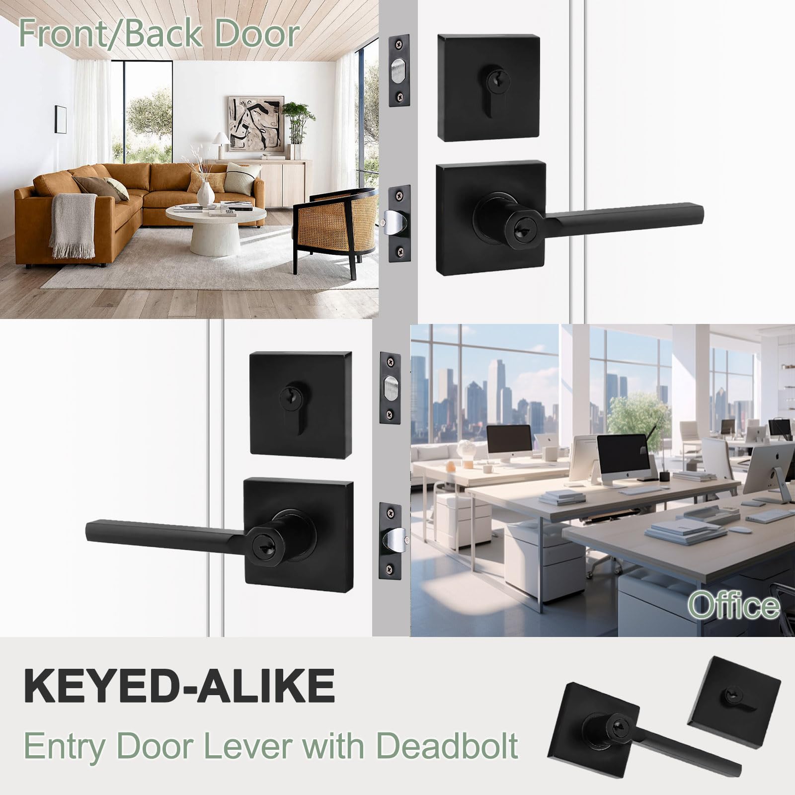 HISAFE door thickness range supports 1-3/8 to 1-3/4 inch doors
