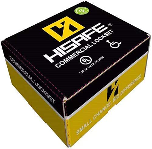 Hisafe ANSI/BHMA Grade 2 certified door lever for durable performance