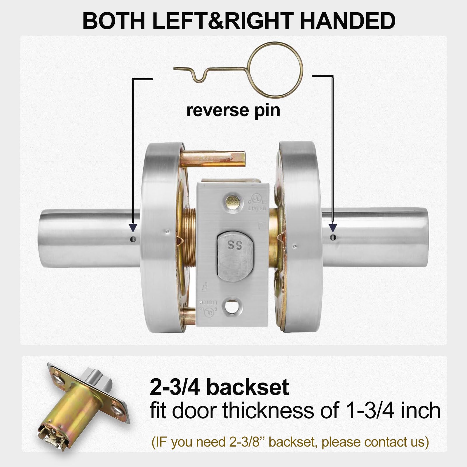 HISAFE heavy-duty lever assembly weighs about 4.29 pounds