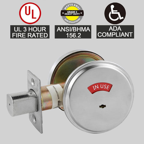 HISAFE reversible design fits both left- and right-handed doors.