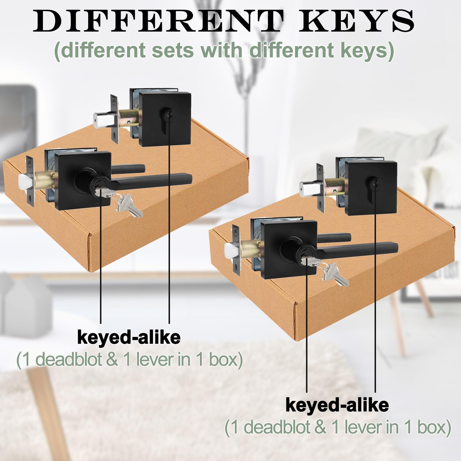 HISAFE reversible lever designed for left or right swinging doors