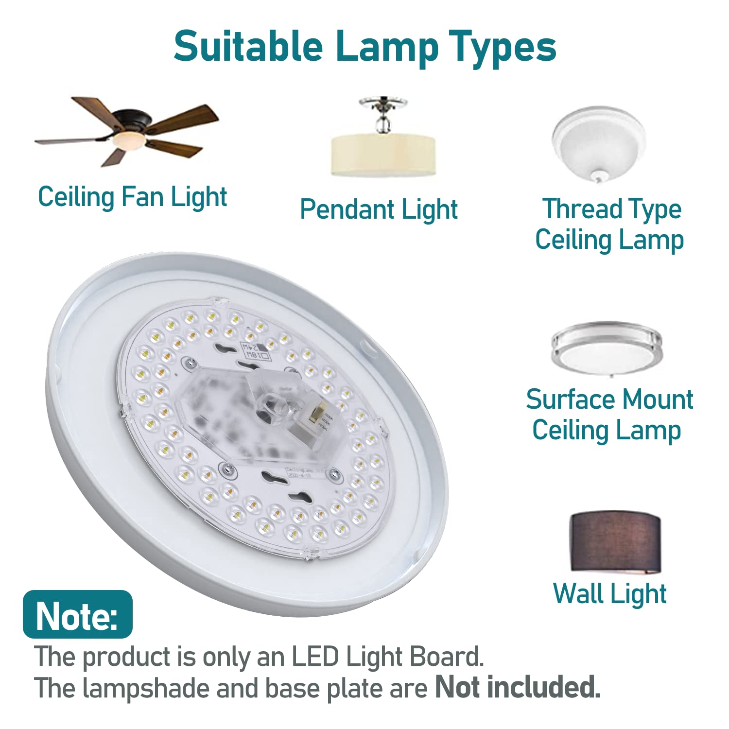 Hisoo LED kit dimming from 5% to 100% for smooth brightness control.