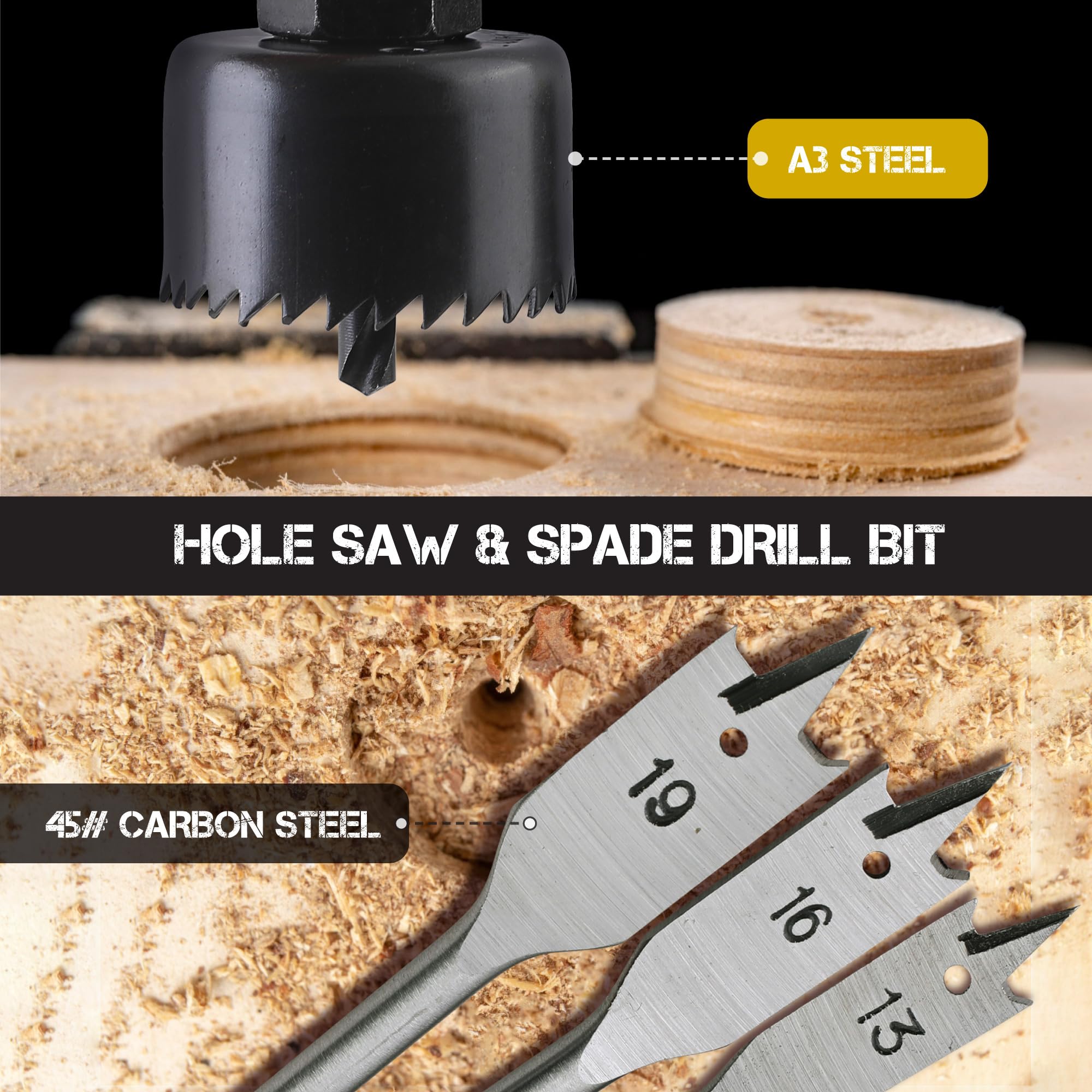 Hi-Spec screwdriving bits in PH, PZ, Torx and Hex sizes