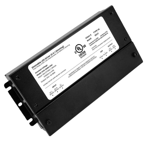 HitLights 24V dimmable driver front view for reliable installation.