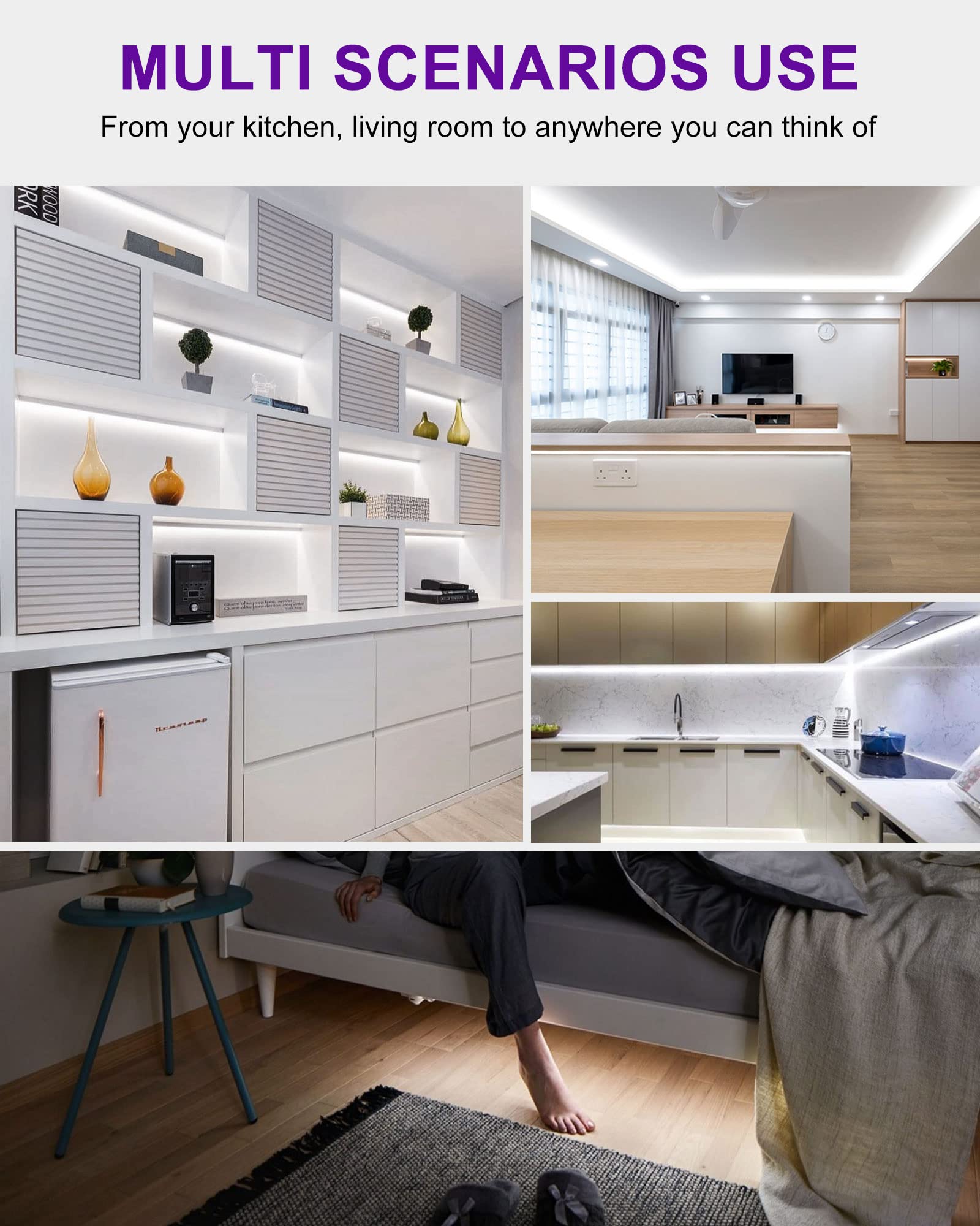 HitLights versatile lighting for bedrooms and kitchens