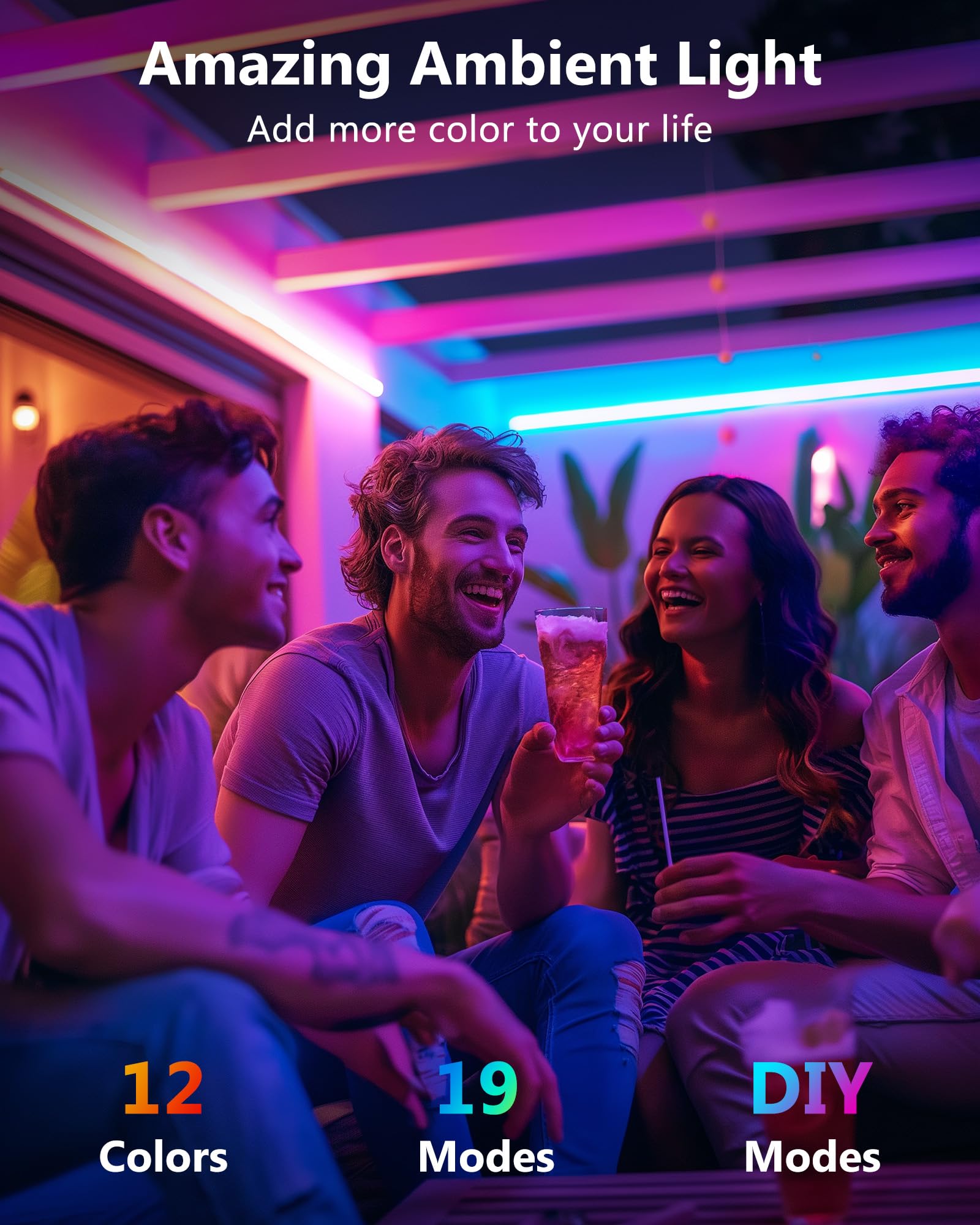 HitLights RGB 5050 strips offer bright, adjustable color accents