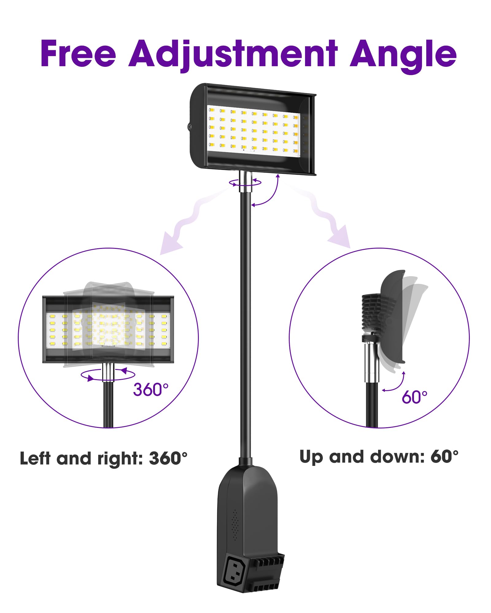 HitLights exhibit setup with crisp cool white illumination for product visibility