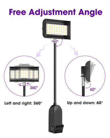 HitLights exhibit setup with crisp cool white illumination for product visibility