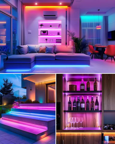 HitLights backlight for TV and bedroom creates immersive ambiance