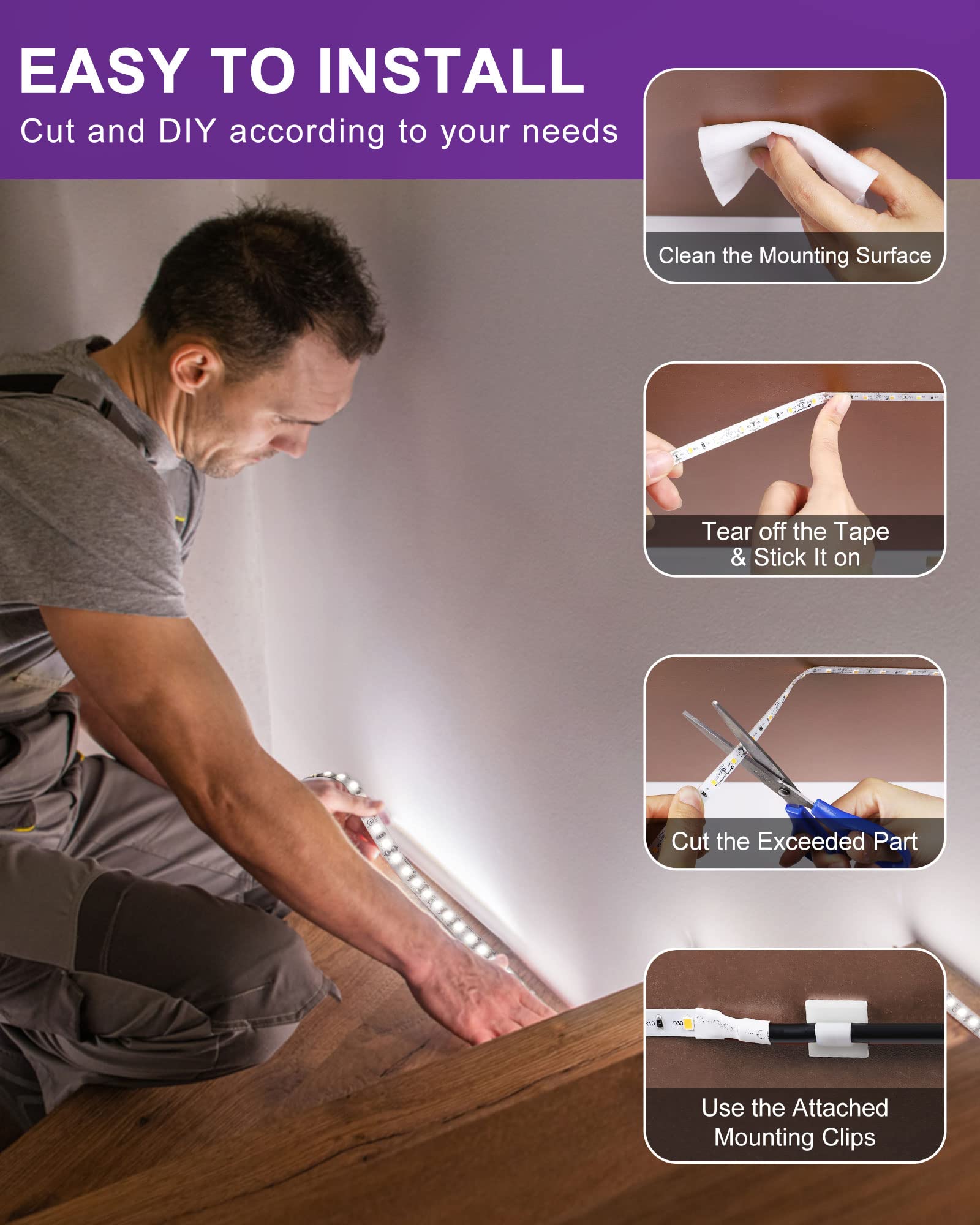 HitLights UL-listed strip for safety and longevity