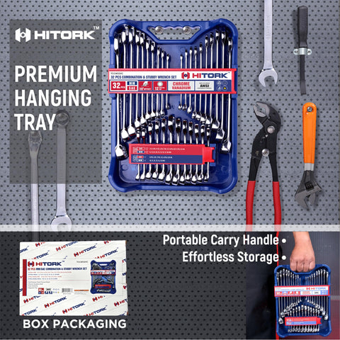 Hitork mirror-finish polish makes cleanup easy and resists corrosion.