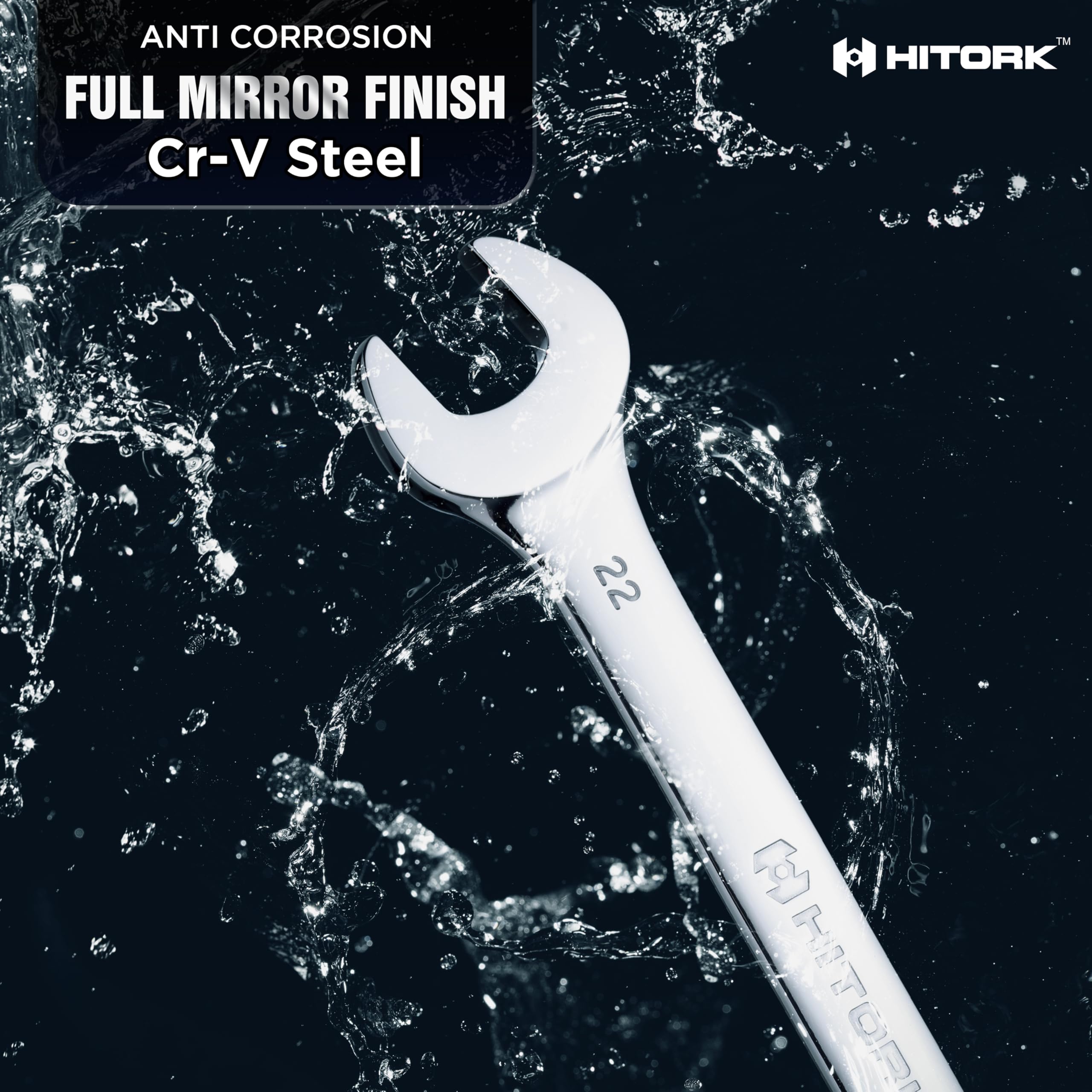 Hitork roll-up pouch keeps wrenches organized for quick job-site access.