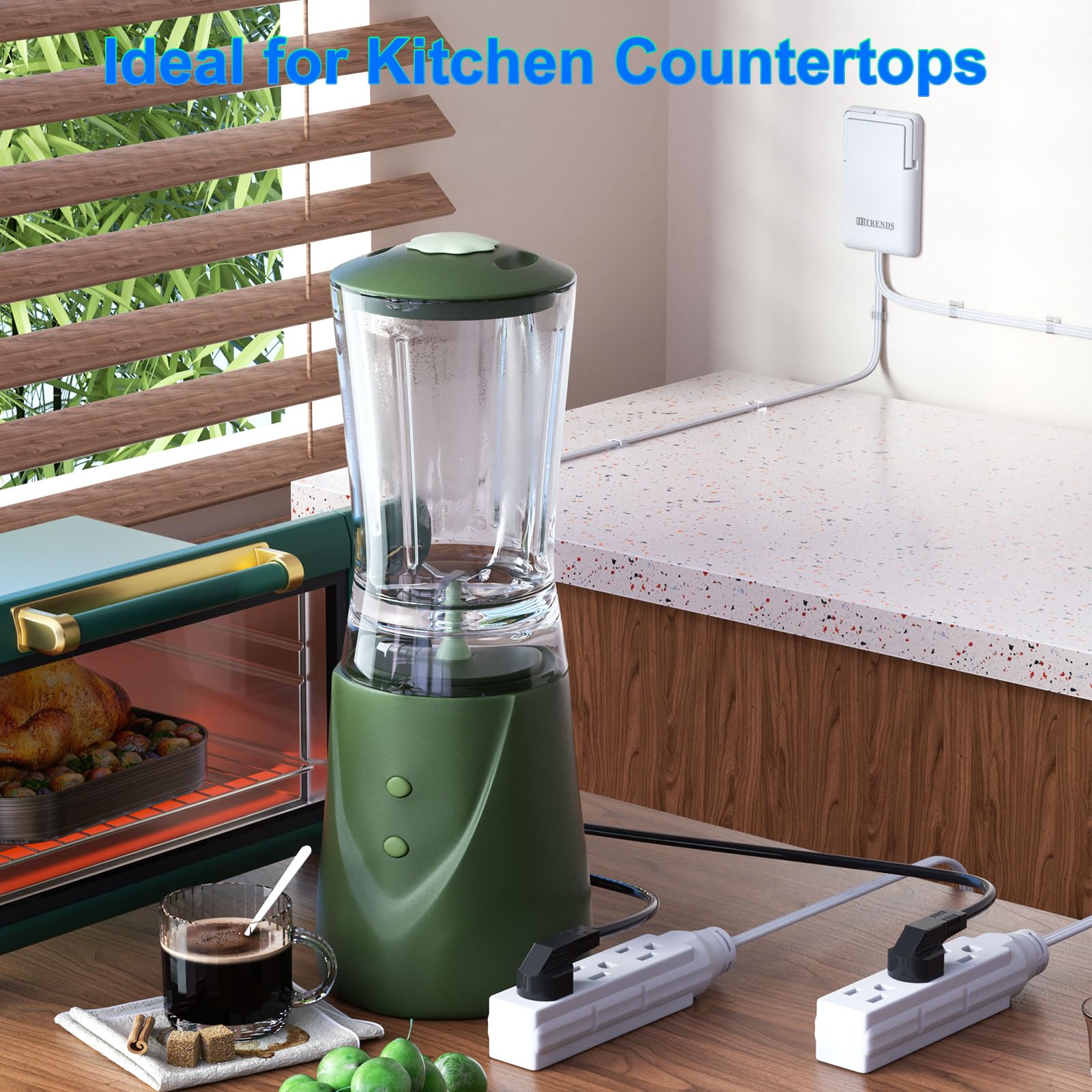 HITRENDS childproof outlet covers prevent access for kids and pets