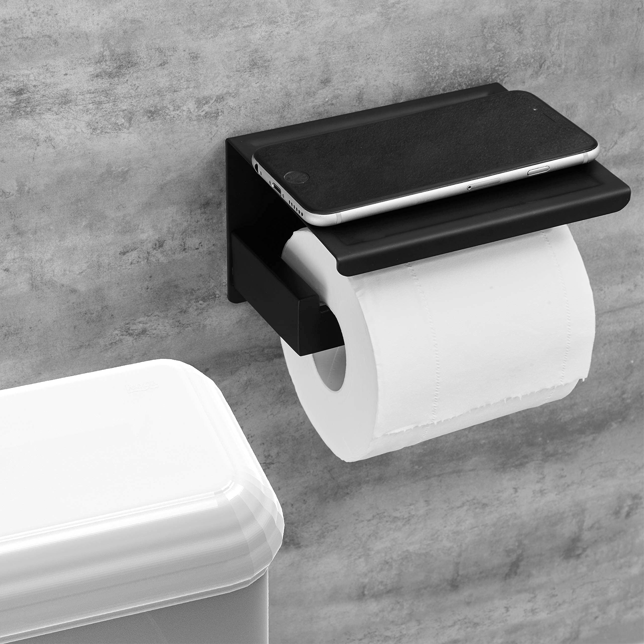 HITSLAM wall screw mount demonstrates secure, durable installation for bathroom use.