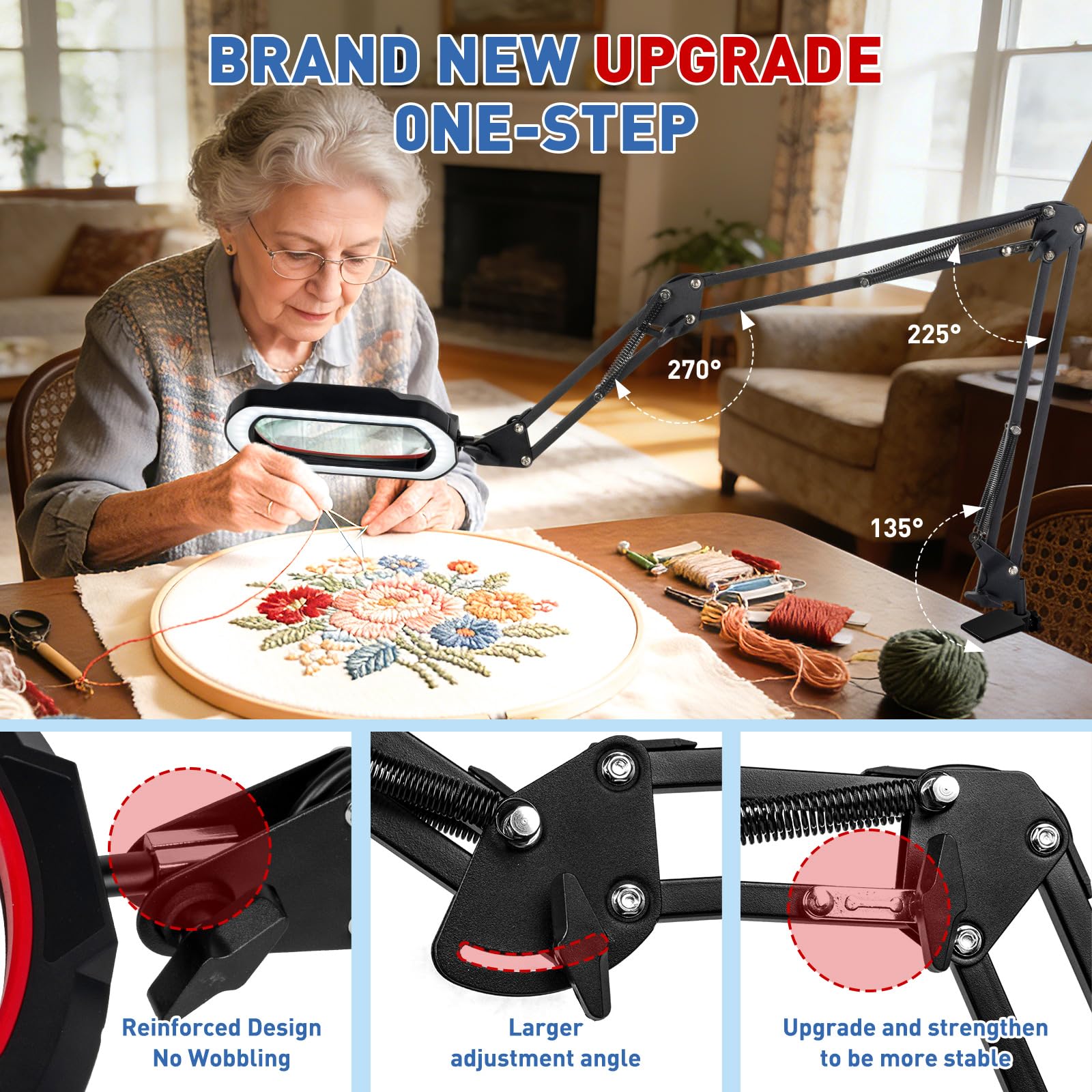 HITTI lamp head controls for easy brightness and color adjustments
