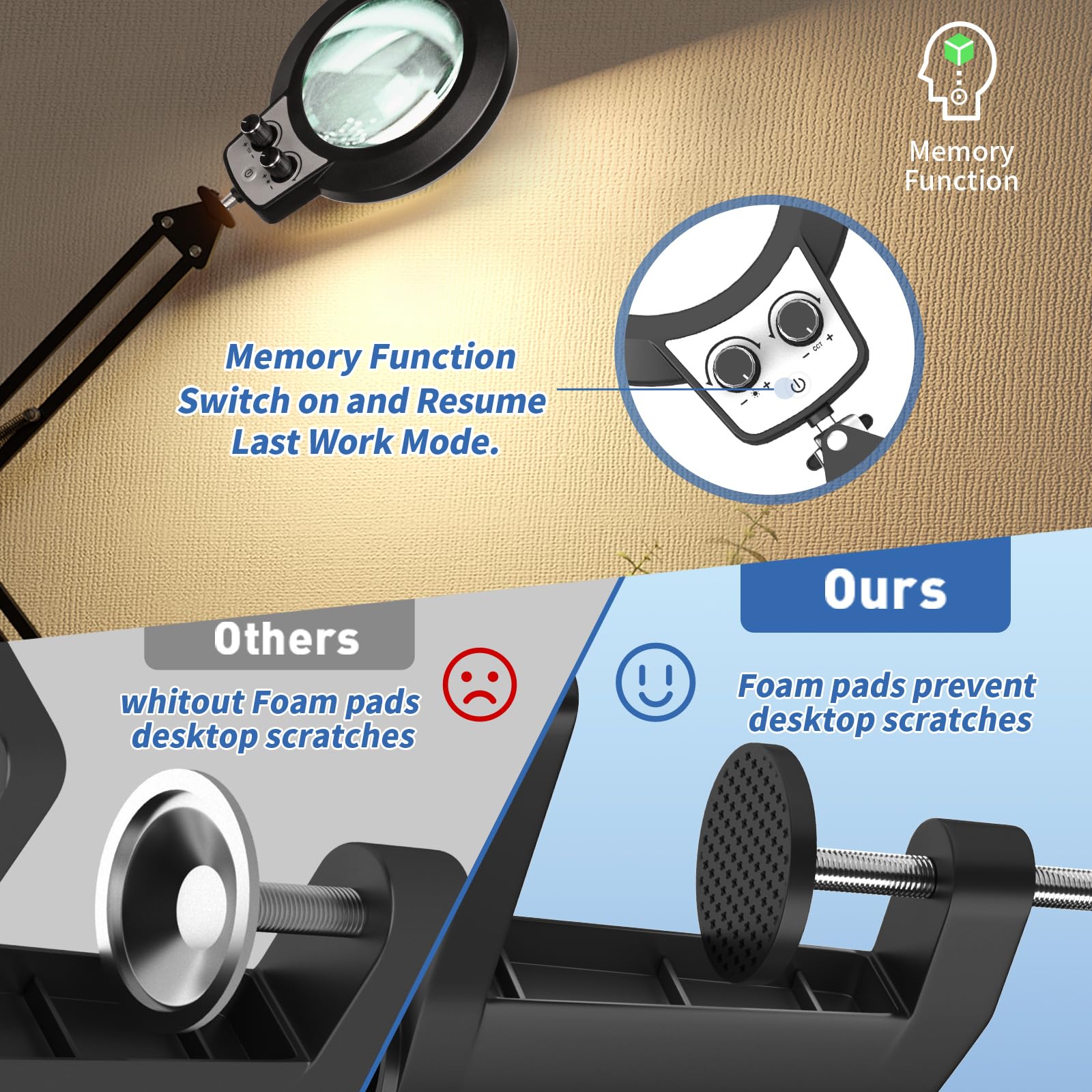 Hittti memory function returns to your last settings for quick setup.